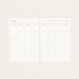 Botanica Paper Co. Linen Bound Undated Weekly Planner - Song Birds