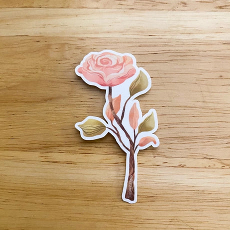 PaperaicaShop Rose Vinyl Sticker