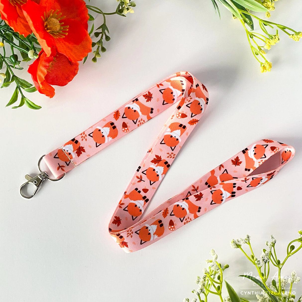 Meow Amor Creative - Fox Lanyard