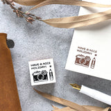 eric x CTFJ Rubber Stamp - Nice Holiday