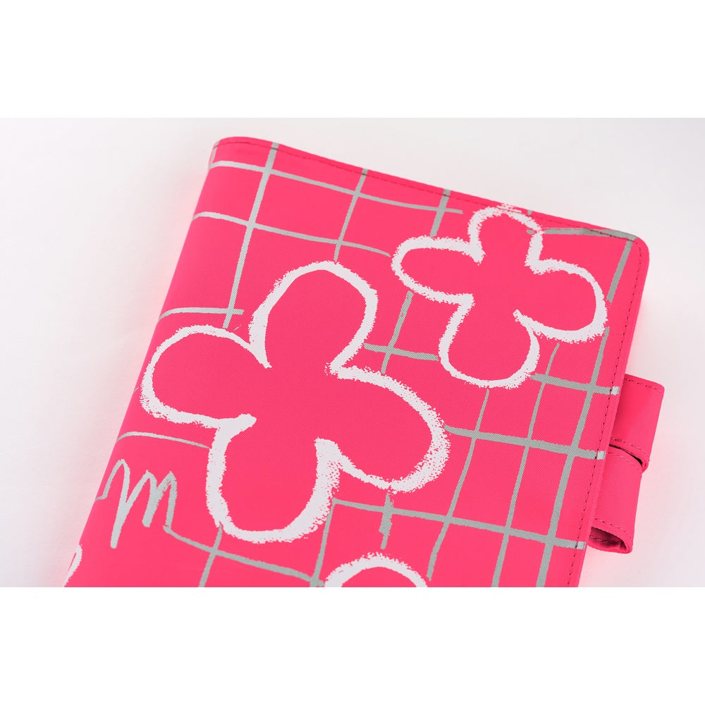 Hobonichi Techo 2026 Cousin A5 Book & Cover - Makoto Matsubayashi: Pink Flowers [JPN/A5/April Start]