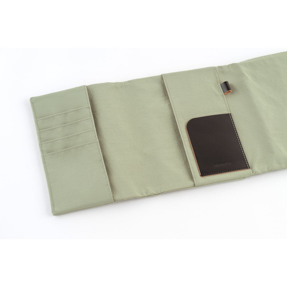 Hobonichi Techo A6 Cover Tragen: Oakmoss