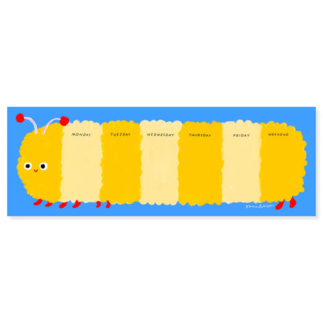 Karen Schipper - Colin Caterpillar Weekly Desk Planner
