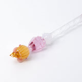 Fashionable Lady Lovery-Chan Glass Dip Pen Heart Pattern