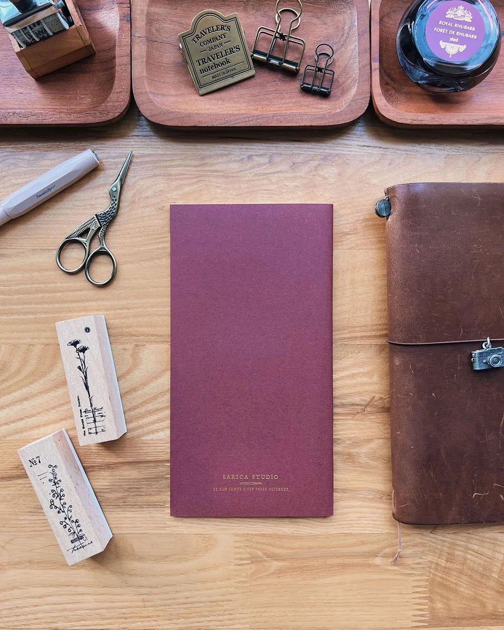 Sarica Studio Bordeaux Notebook (Standard TN Size)