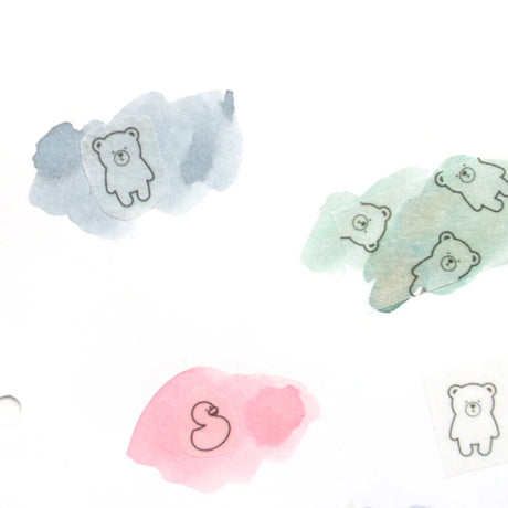 Tono & Lims 2 Washi Tape by forme.

A masking tape made in collaboration with Tono & Lims' adorable characters Kuma and Daku-kun!