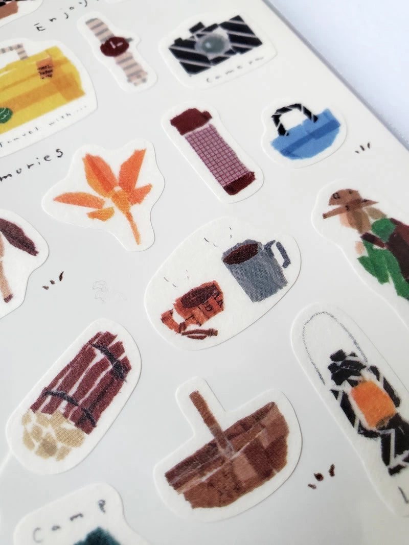 Saien x Miki Tamura Sticker Sheet - Trip