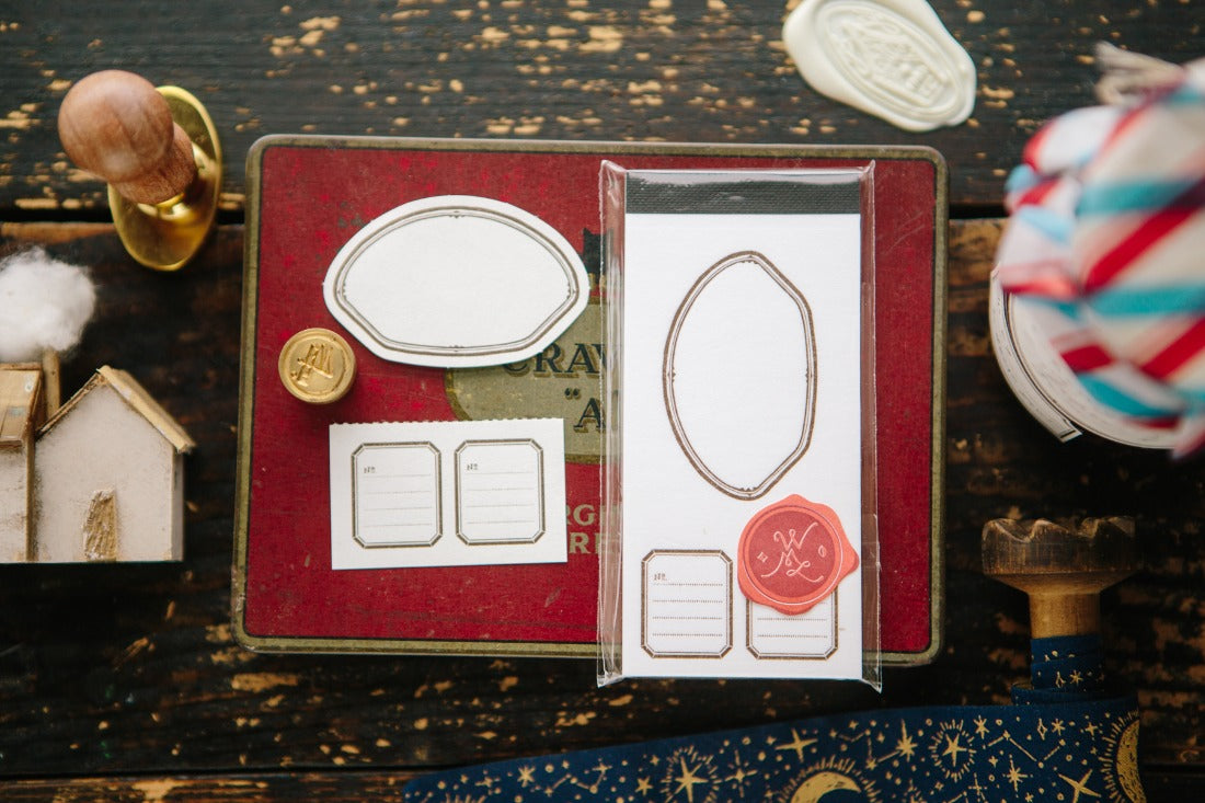 OURS Studio Shell Label Letterpress Book