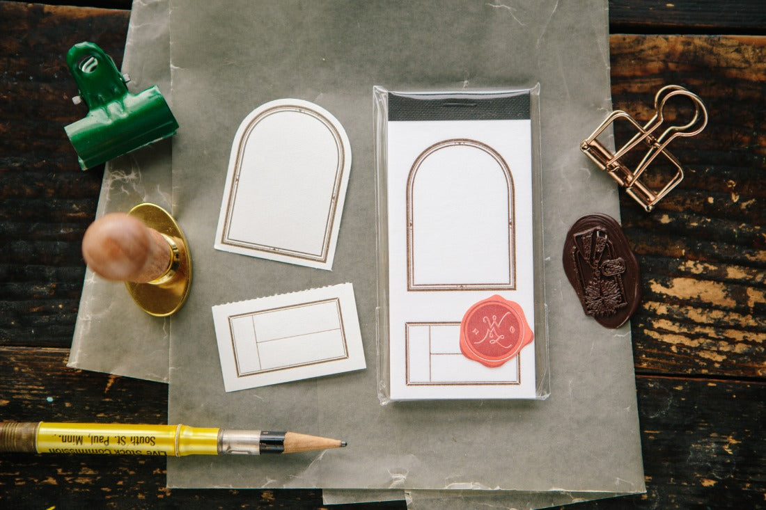 OURS Studio Window Label Letterpress Book