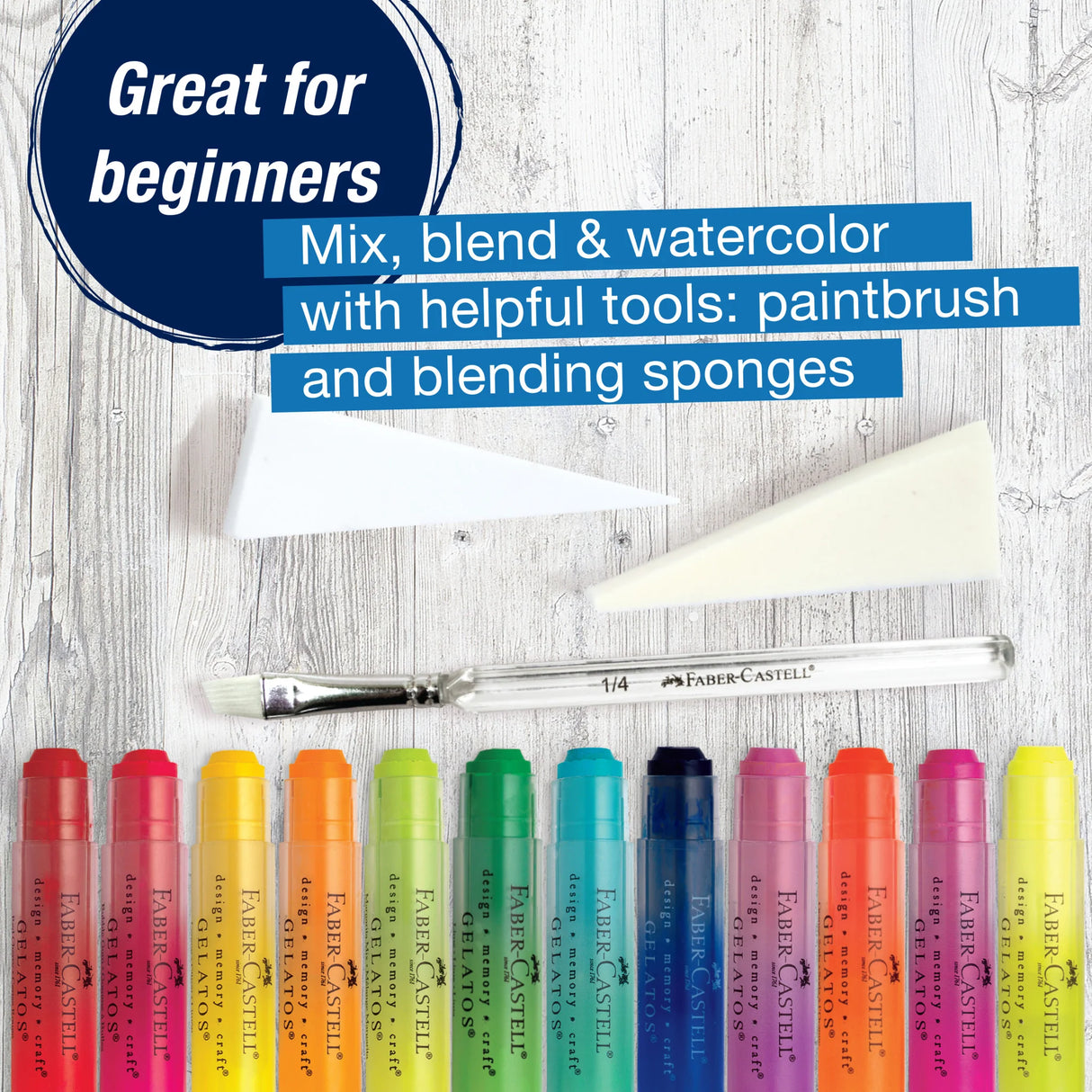 Gelatos, Brights - 15-Piece Set