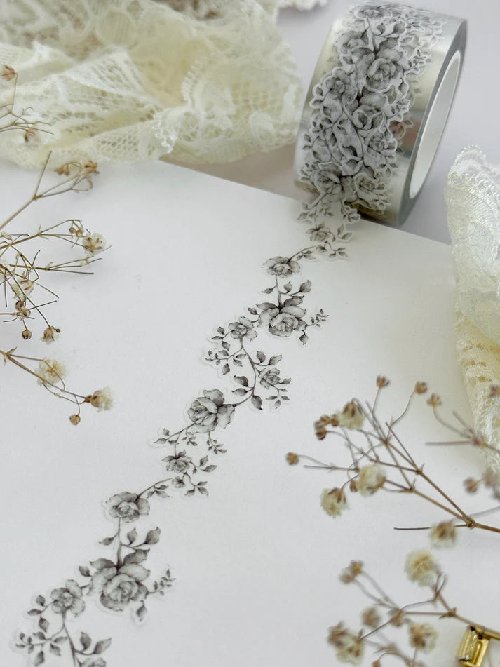 ♡ 23 - 27mm wide

♡ die cut washi is very delicate, careful when unraveling!

♡ all washi is 10m long