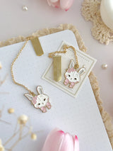 leelajournals Bunny TN Notebook (Dotted, Grid)