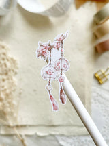 leelajournals Sakura &amp; Lanterns Sticker Sheet - 2 pc Set

♡2pc sticker sheet set - 2 large&nbsp;

♡ pet matte (clear)

♡ all sheet dimensions estimated: L: 4x7 (in) | S: 4x3 (in)