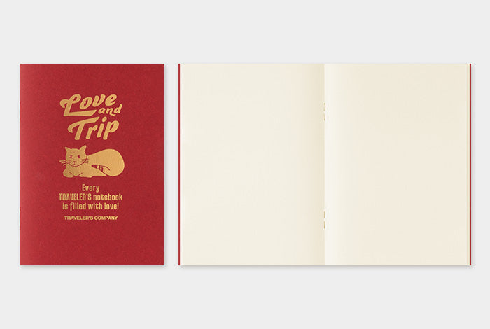 TRAVELER’S notebook LOVE AND TRIP Red (Passport Size)