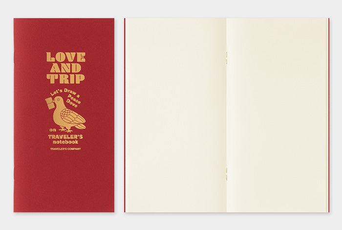 TRAVELER'S notebook LOVE AND TRIP Red (Regular Size)