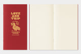 TRAVELER'S notebook LOVE AND TRIP Red (Regular Size)