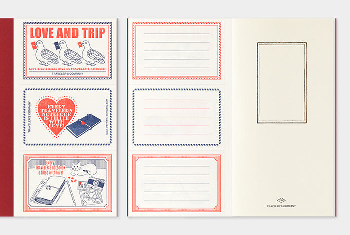 TRAVELER'S notebook Refill LOVE AND TRIP (Regular Size)