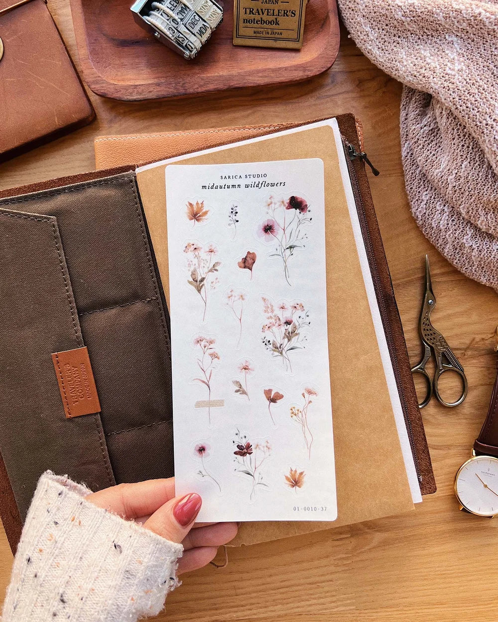Sarica Studio Midautumn Wildflowers Stickers