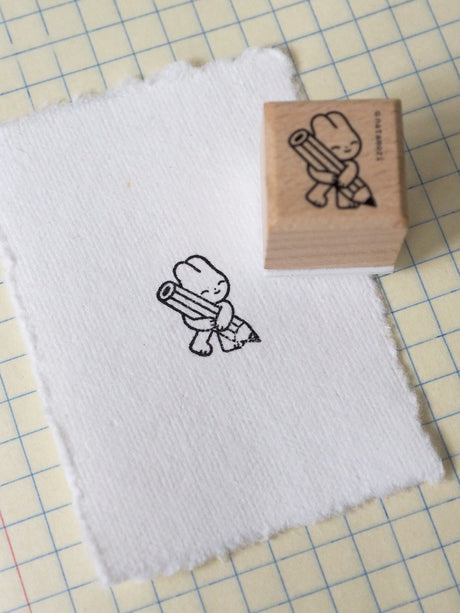 ✿ 2 × 2 cm
✿ Wood-mounted rubber stamp, screen-printed
✿ Beautiful for journaling, planners, letters, packaging, and creative projects ♡