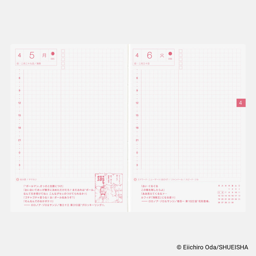 Hobonichi Techo 2027 Japanese Original Book - One Piece Edition