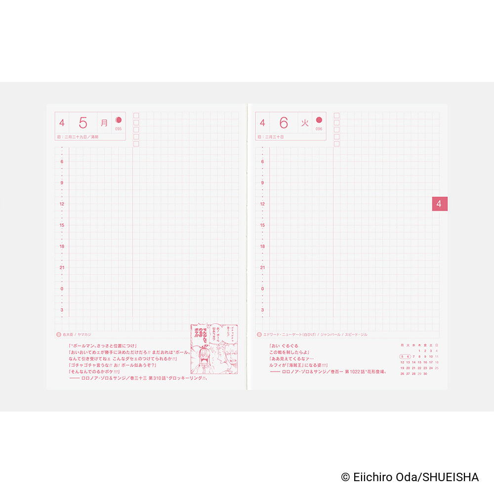 Hobonichi Techo 2027 Japanese Original Book - One Piece Edition