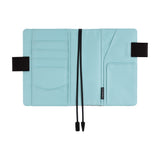 Hobonichi Techo A6 Cover Colors: Black x Clear Blue