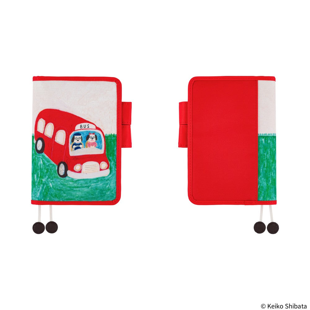 Hobonichi Techo A6 Cover Keiko Shibata: Bus management by Mr. and Mrs. Inoue