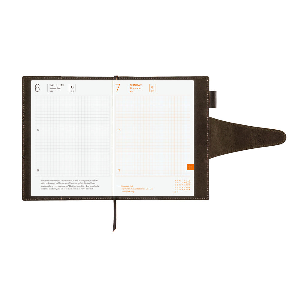 Hobonichi Techo A6 Cover Arts&Science: Wax Coating Kip