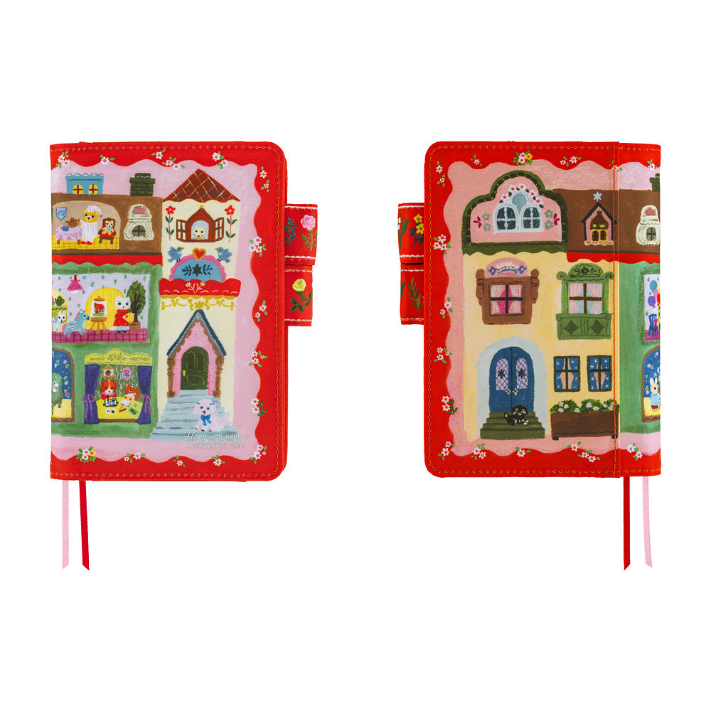 Hobonichi Techo 2027 Original Cover Yumi Kitagishi: White Cat House A6