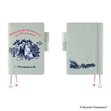Hobonichi Techo A6 Cover Moomin: My Yard (Pale Mint)