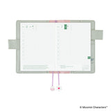 Hobonichi Techo A6 Cover Moomin: My Yard (Pale Mint)