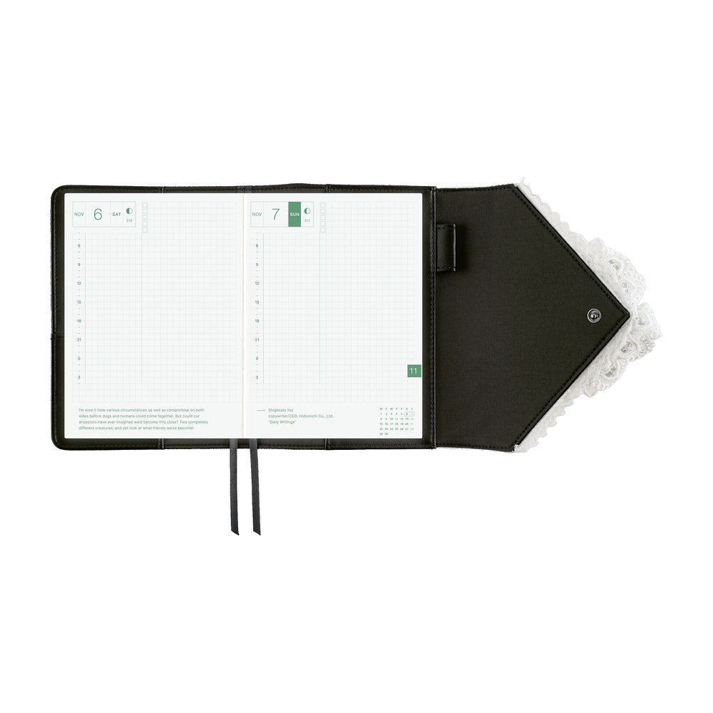 Hobonichi Techo A6 Cover tanakadaisuke: White Handkerchief Diary