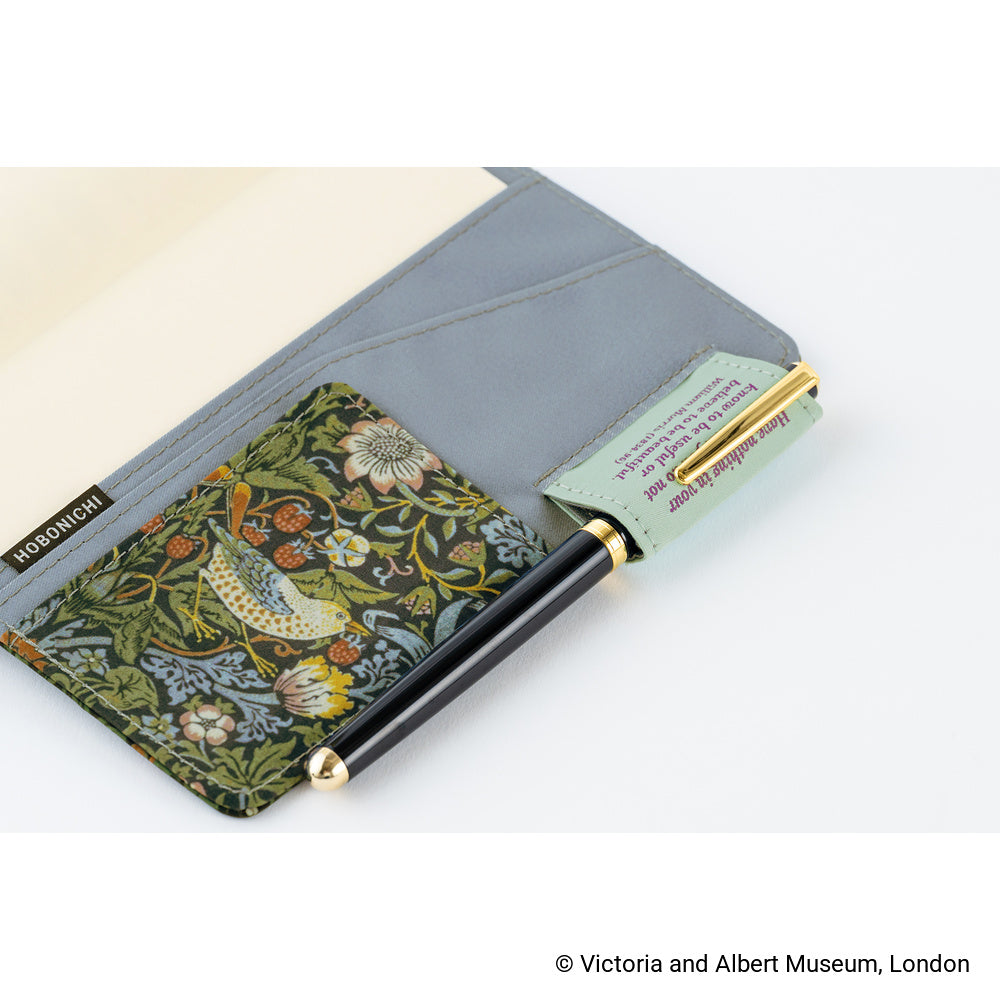 Hobonichi Techo A6 Cover V&A Series: Strawberry Thief