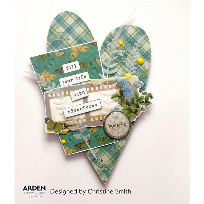 Arden Creative Studio Maker Series Timeless Quatrefoil 6in x 8in Stencil