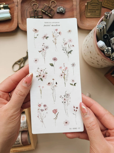 Sarica Studio Pastel Meadow Stickers