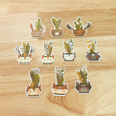 PaperaicaShop Woodland Plants Sticker Pack
