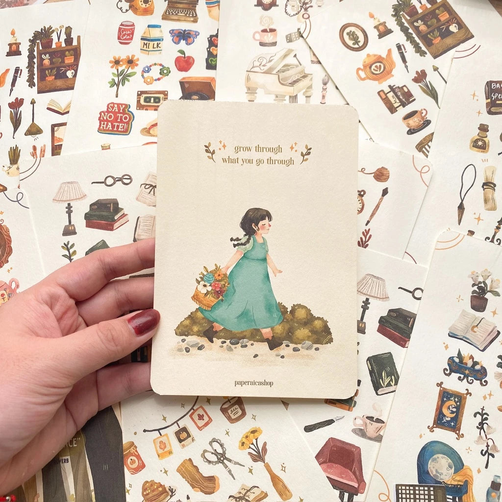 PaperaicaShop Go Through and Through Postcard