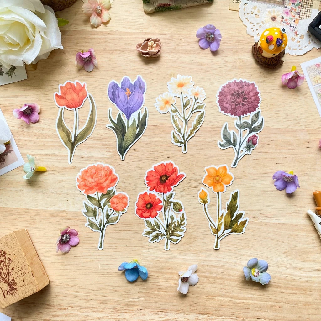 PaperaicaShop Spring Florals Sticker Pack