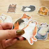 PaperaicaShop Lazy Cats Sticker Pack