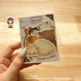 PaperaicaShop Lazy Cats Sticker Pack