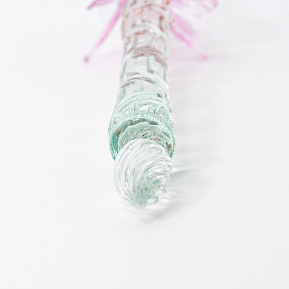 Pink Goldfish Glass Dip Pen