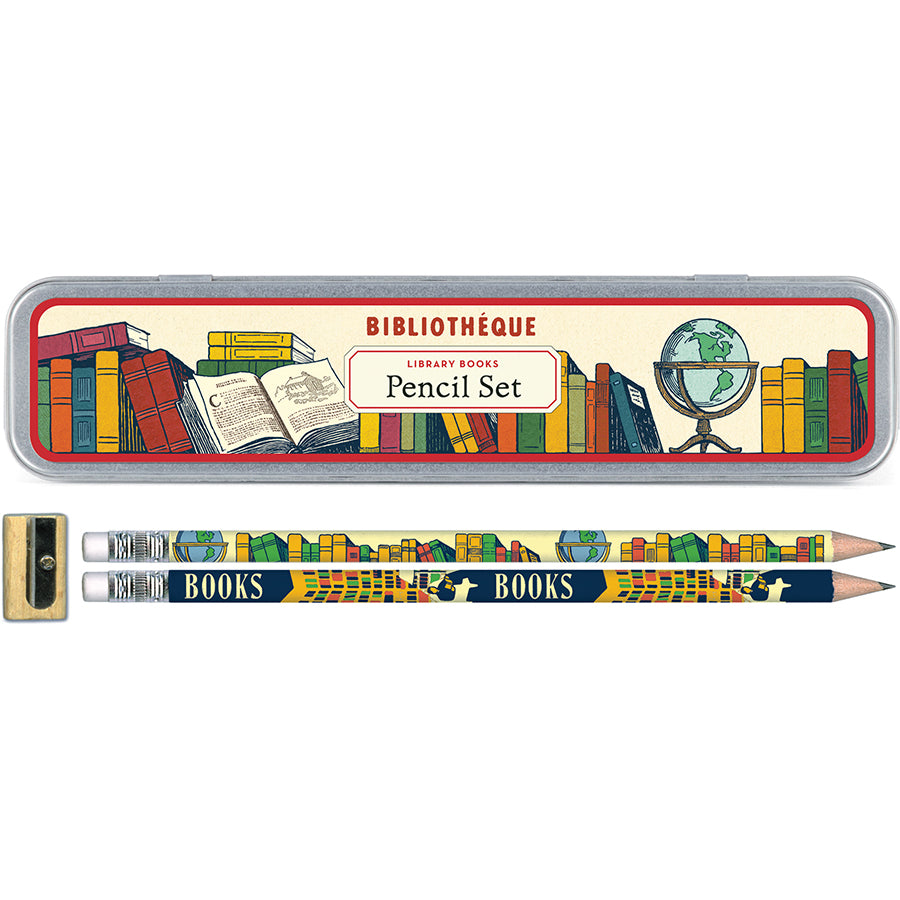 Juego de lápices para libros de biblioteca Cavallini &amp; Co.