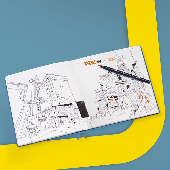 Leuchtturm1917 Square Hardcover Sketchbook Lemon