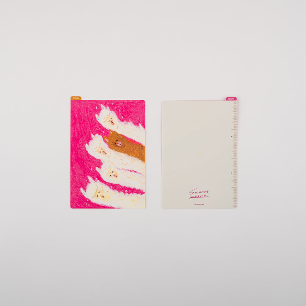 Tablero de lápices Hobonichi para A6 - Keiko Shibata: Upwind Alpacas