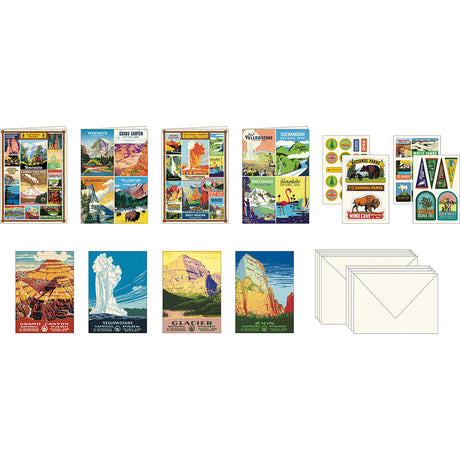 Cavallini & Co. - National Parks Stationery Set