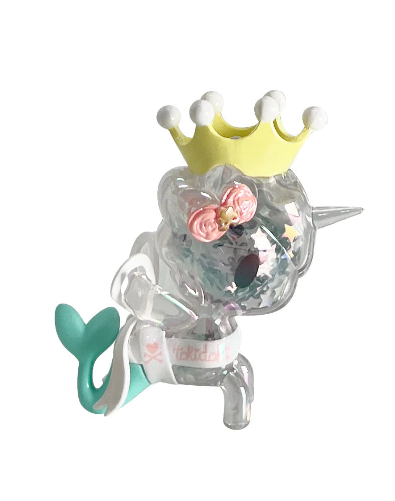 Celebrate 20 years of tokidoki with our 20th Anniversary Blind Box! This series features iconic characters reimagined in party-ready designs, including Donutella, Nijiko, Mozzarella, Adios, Mermicorno, and more—plus a special chaser, Party Bubbly! Join the celebration of two decades of signature & artwork, unforgettable characters, and kawaii culture with this must-have blind box collection for every tokidoki fan!