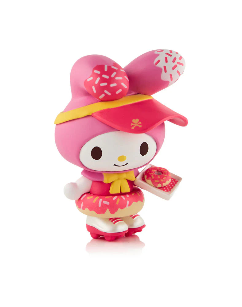 Welcome to the cutest diner in town! The tokidoki x Hello Kitty and Friends™& Blind Box Series is packed with retro roller-rink vibes, fast-food fun, and tons of tiny details you will love!