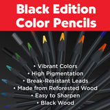 Faber-Castell Black Edition Colored Pencils - Box of 24