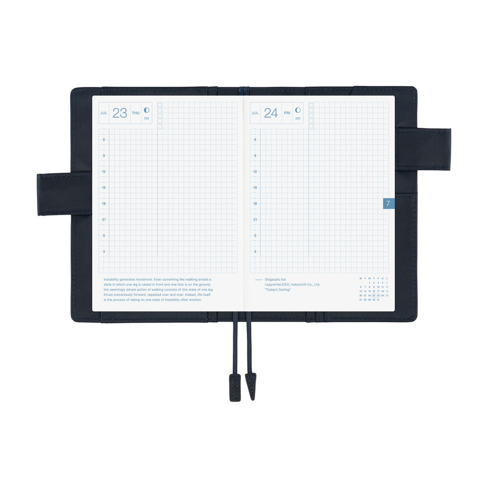 Hobonichi Techo A6 Cover Colors: Navy