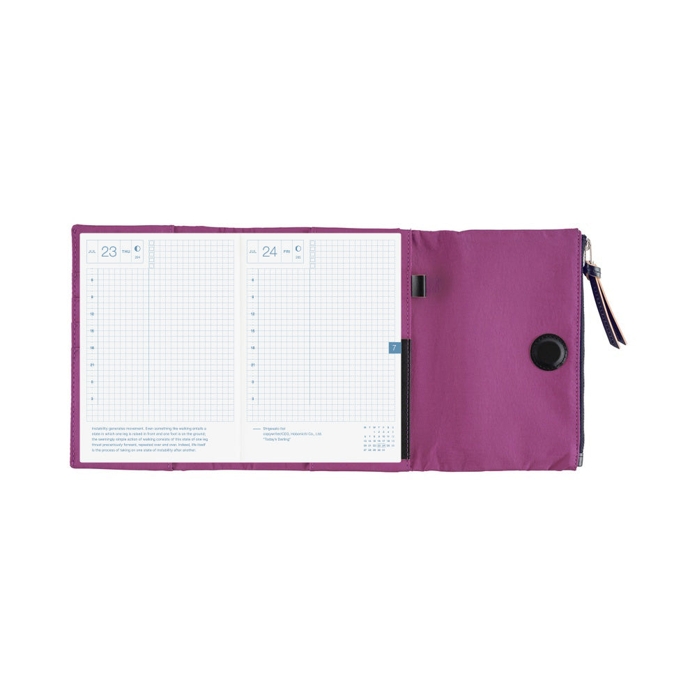 Hobonichi Techo A6 Cover Tragen: Purple